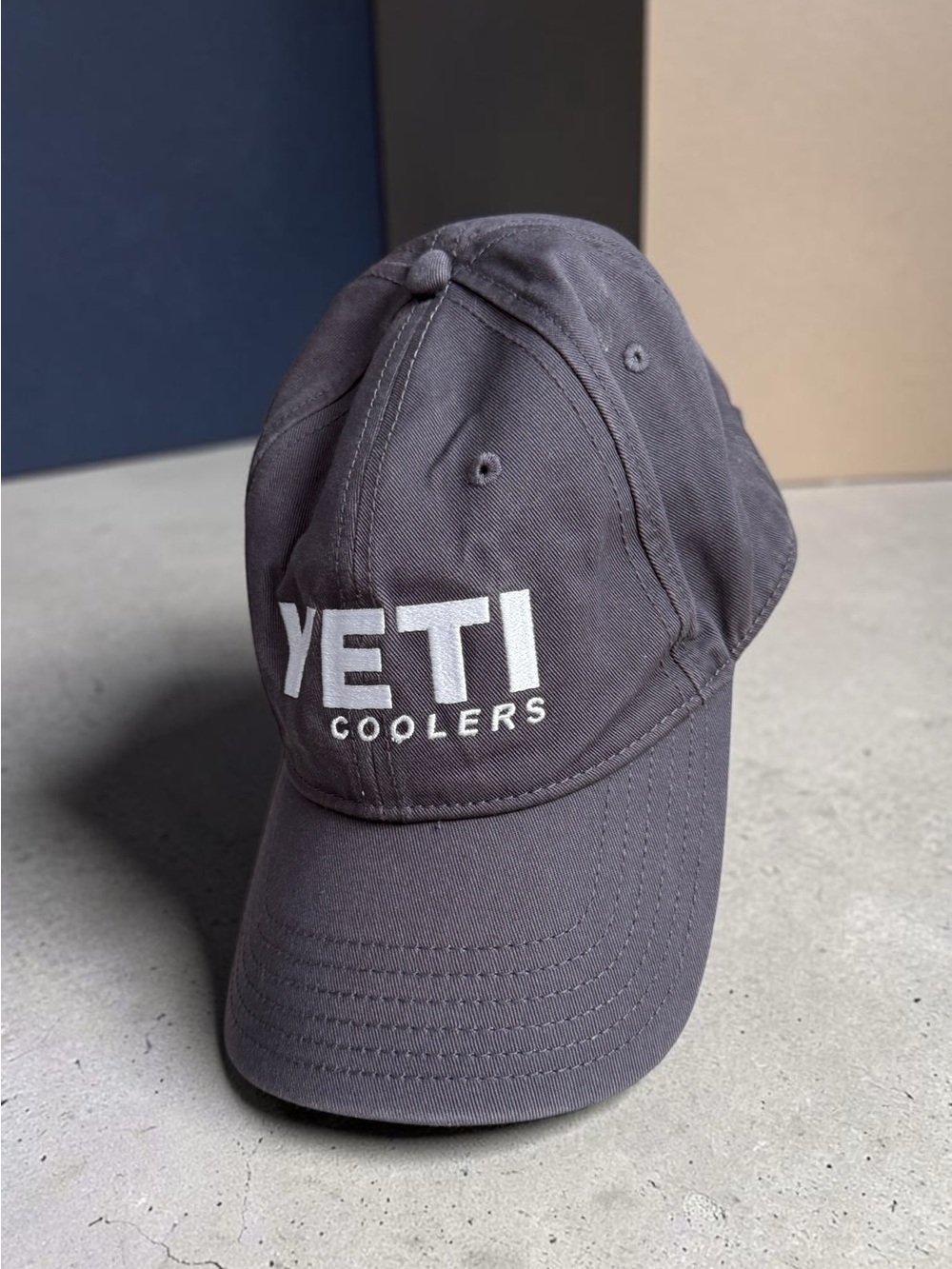 Yeti Charcoal Logo Baseball Cap